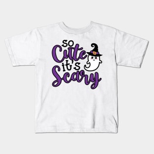 So Cute It’s Scary Ghost Halloween Cute Funny Kids T-Shirt